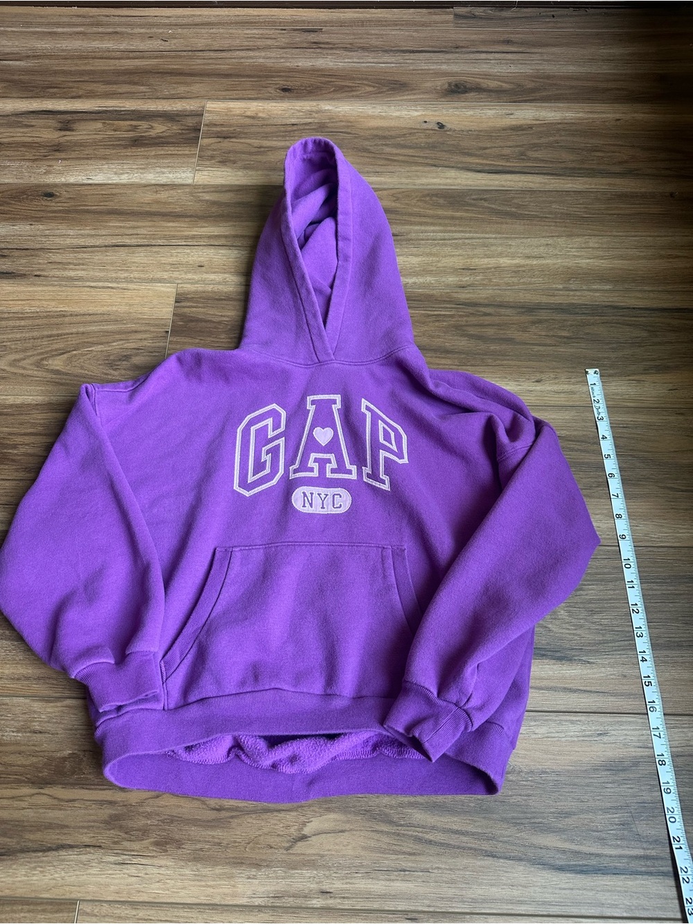GAP Violet Logo Pullover Hoodie